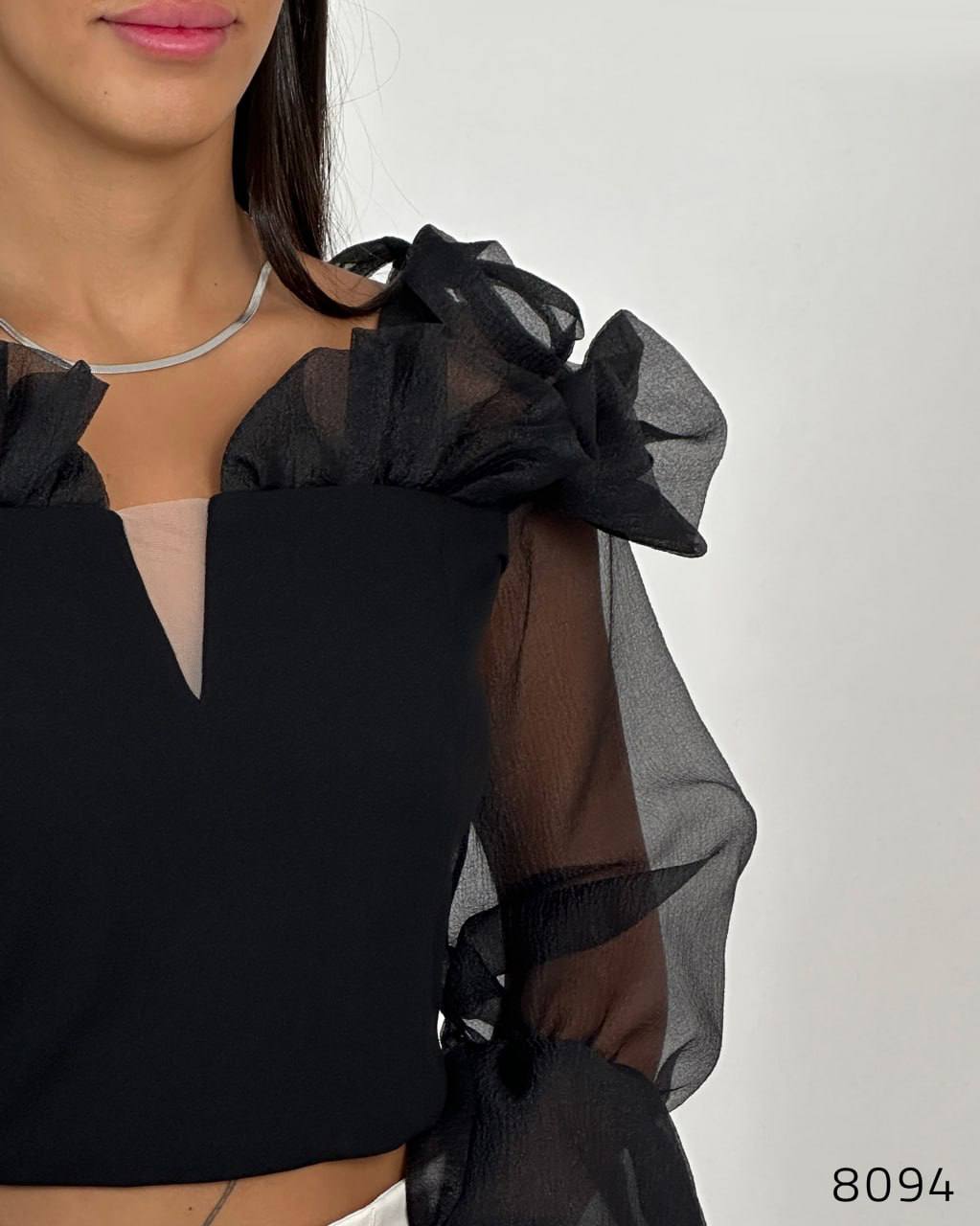 شومیز آستین حریر 