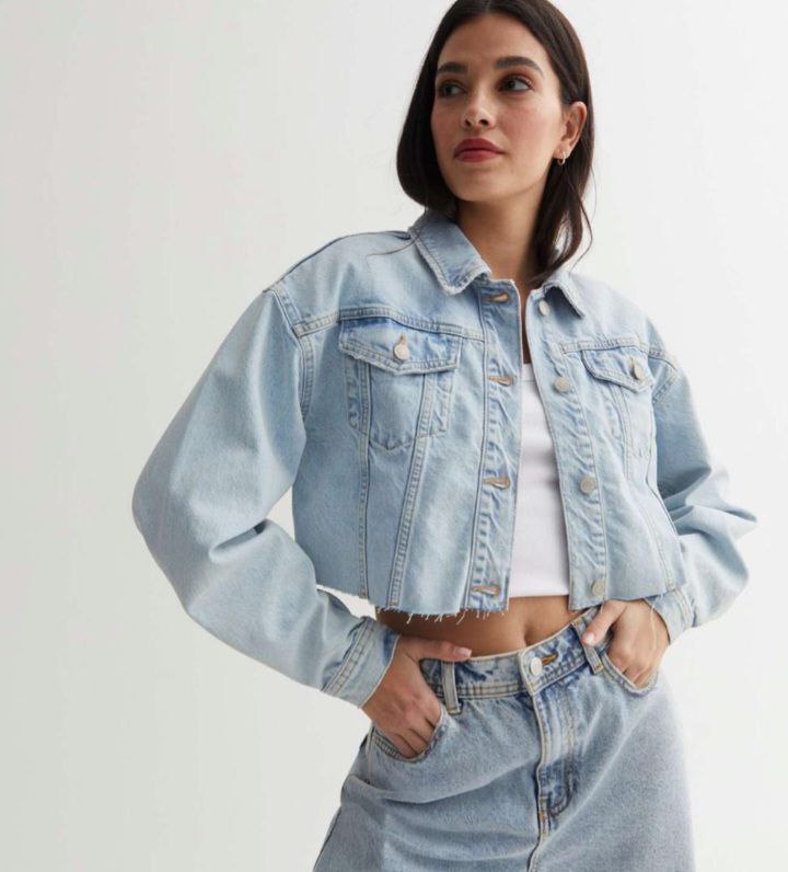 کت جین کراپ ترک 