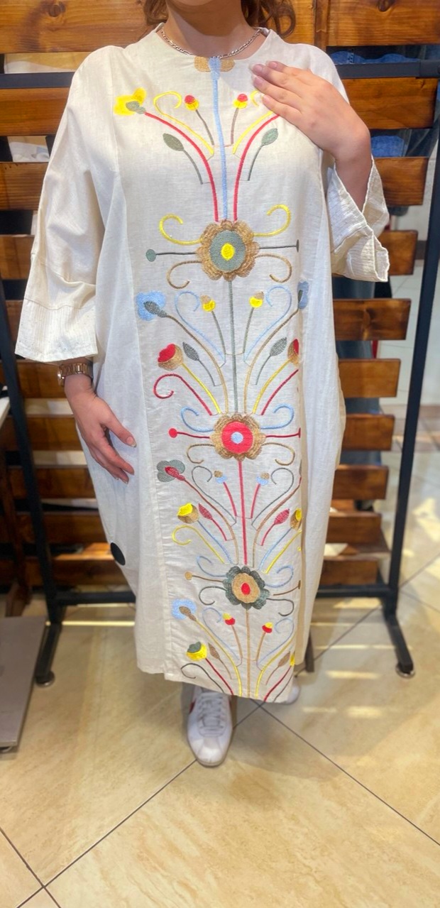 کفتان لینن طرحدار 